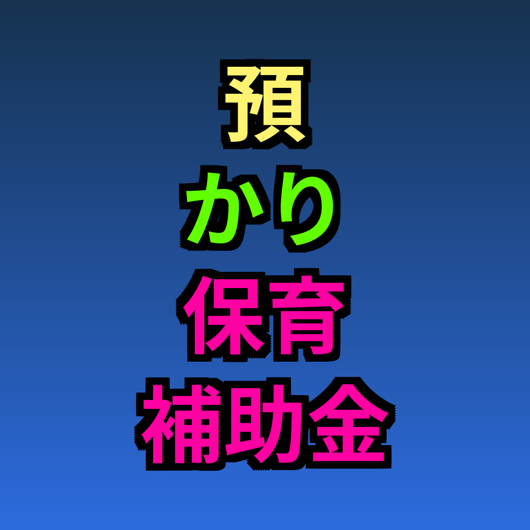 預かり保育 補助金